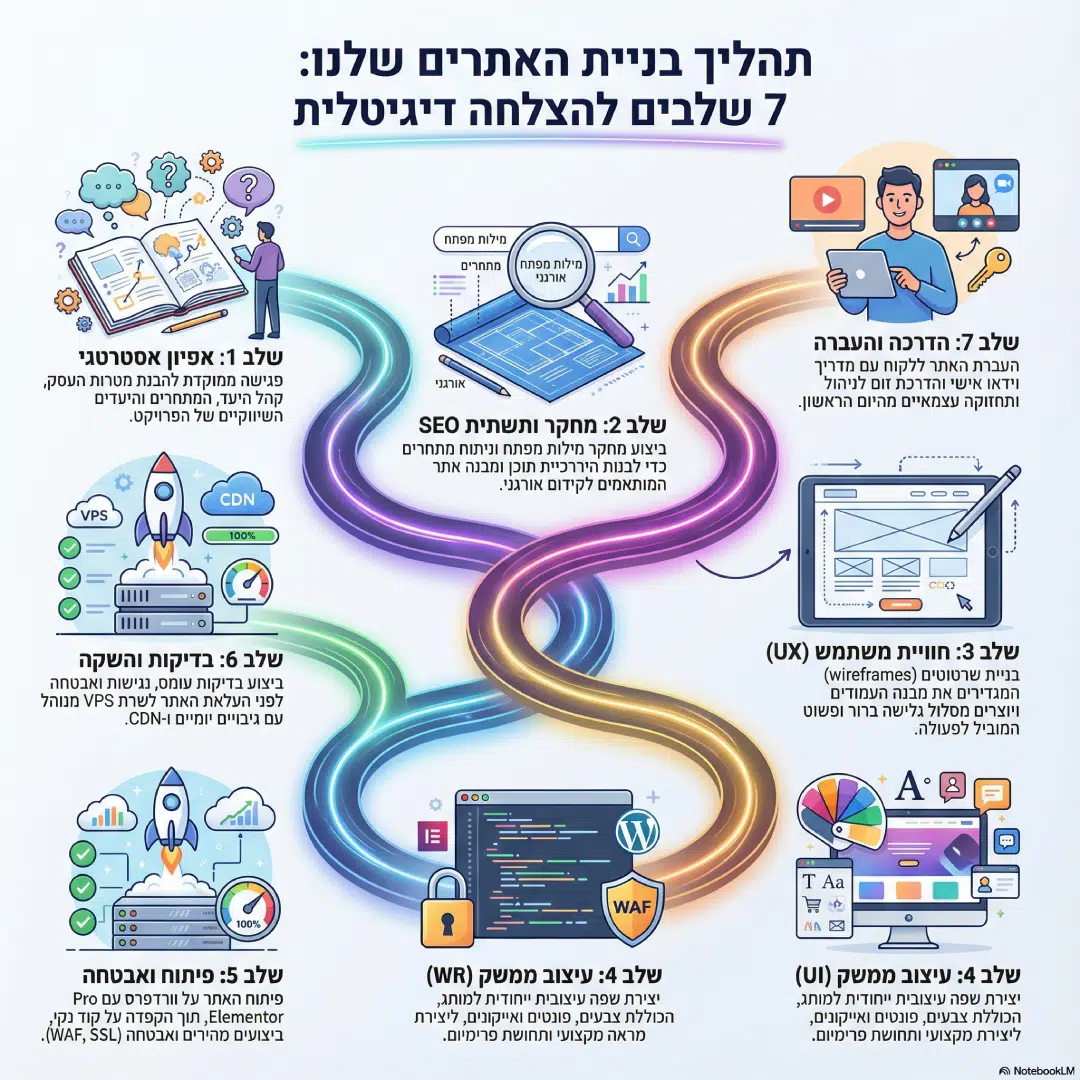 תהליך בניית אתר וורדפרס במולטינט