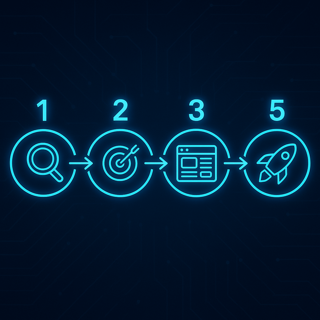 5 שלבים לאפיון אתר