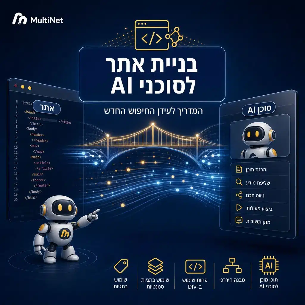 אופטימיזציה של אתר לסוכני בינה מלאכותית
